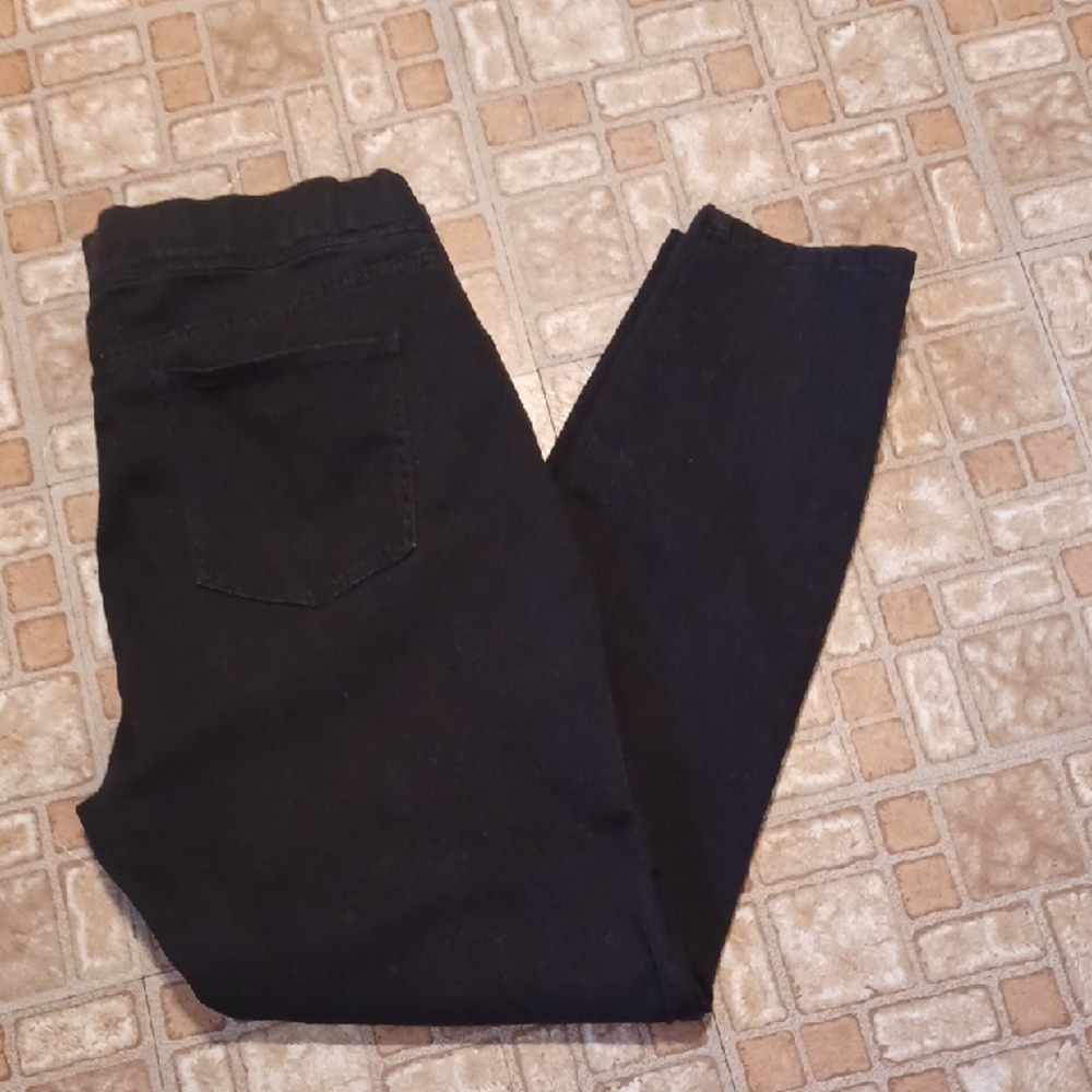 Gloria Vanderbilt Black Slimming Effect Jeans Size 14